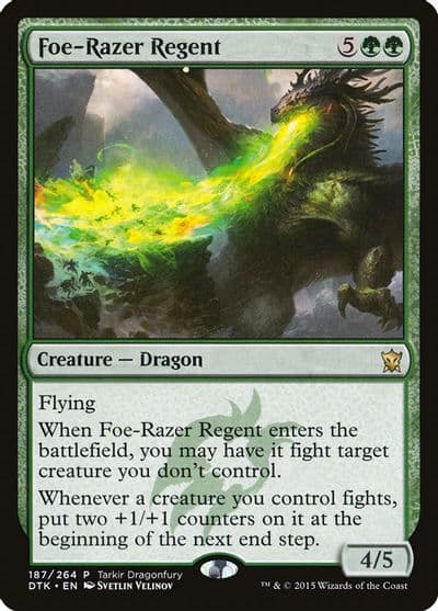 Foe Razer Regent Tarkir Dragonfury Promos Magic card