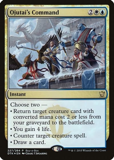 Ojutais Command Buy-A-Box Promos Magic card