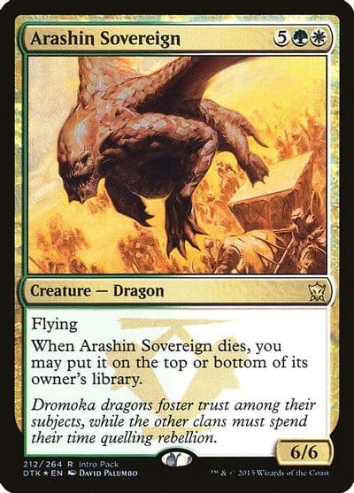 Arashin Sovereign Unique and Miscellaneous Promos Magic card
