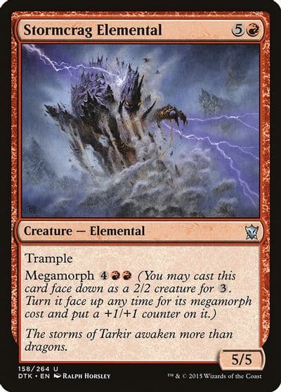 Stormcrag Elemental Dragons of Tarkir Magic card