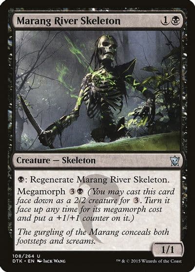 Marang River Skeleton Dragons of Tarkir Magic card