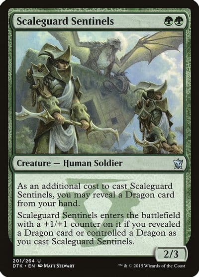 Scaleguard Sentinels Dragons of Tarkir Magic card