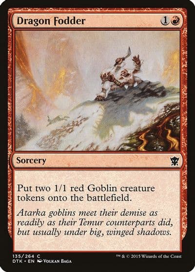 Dragon Fodder Dragons of Tarkir Magic card