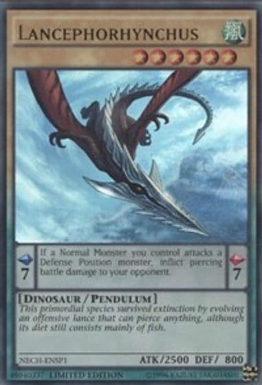 Lancephorhynchus NECH ENSP1 The New Challengers Yu-Gi-Oh! card