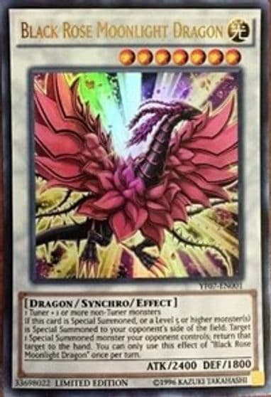 Black Rose Moonlight Dragon Yu-Gi-Oh! 5D's Manga Promotional Cards Yu-Gi-Oh! card