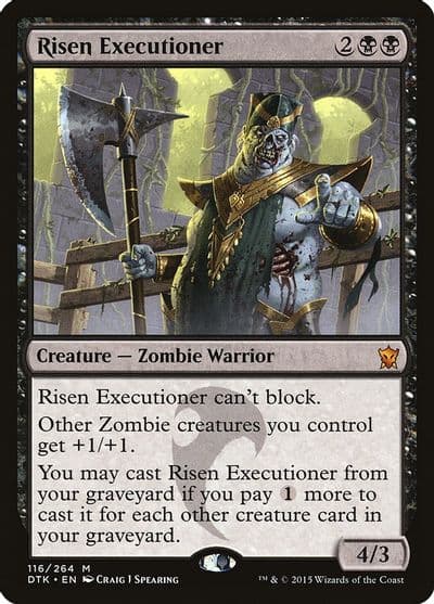 Risen Executioner Dragons of Tarkir Magic card