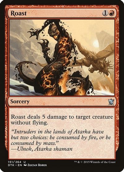 Roast Dragons of Tarkir Magic card