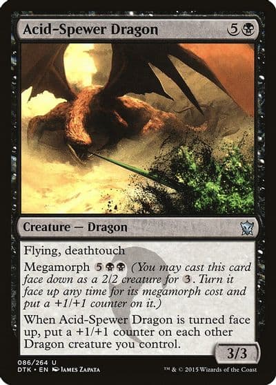 Acid Spewer Dragon Dragons of Tarkir Magic card
