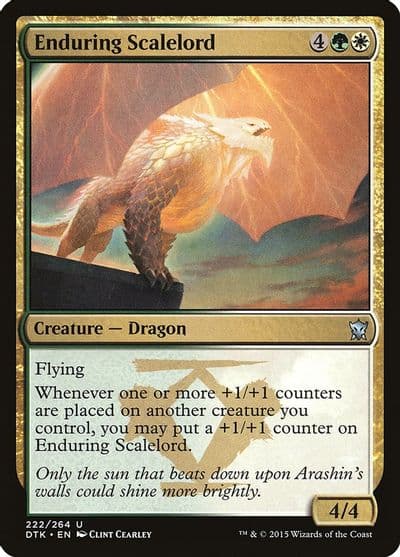 Enduring Scalelord Dragons of Tarkir Magic card