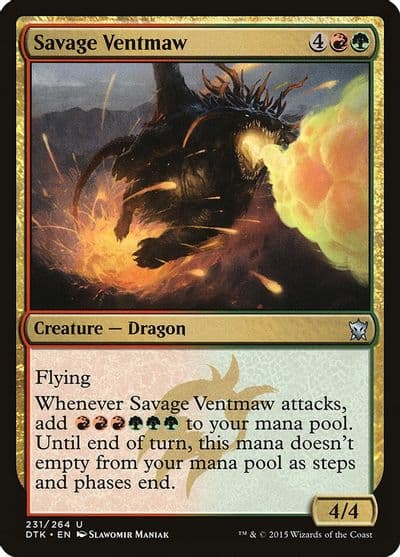 Savage Ventmaw Dragons of Tarkir Magic card