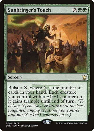 Sunbringers Touch Dragons of Tarkir Magic card