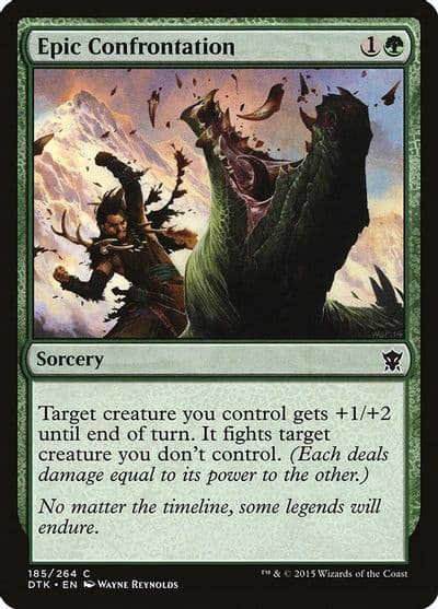 Epic Confrontation Dragons of Tarkir Magic card