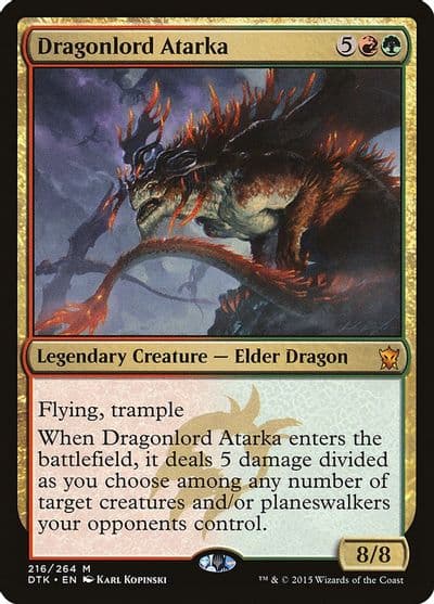 Dragonlord Atarka Dragons of Tarkir Magic card