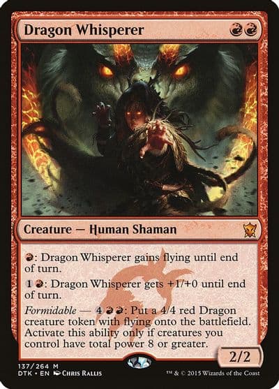 Dragon Whisperer Dragons of Tarkir Magic card