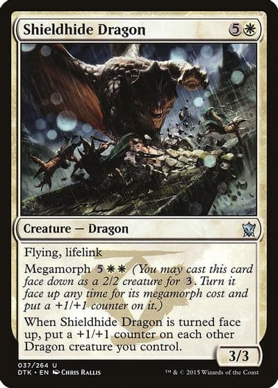 Shieldhide Dragon Dragons of Tarkir Magic card