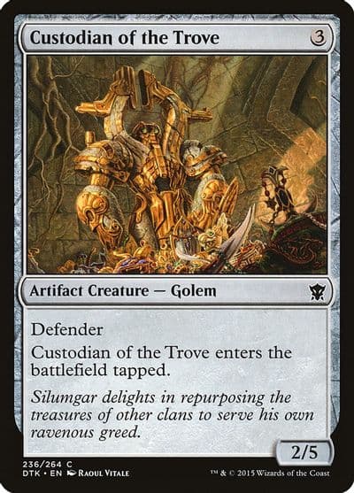 Custodian of the Trove Dragons of Tarkir Magic card