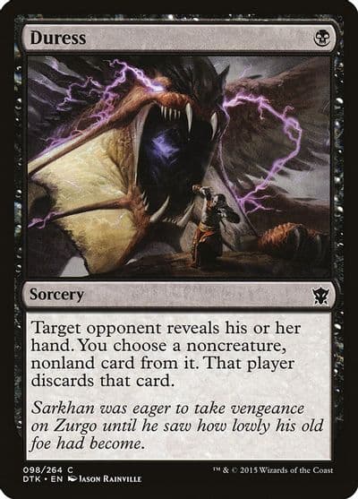 Duress Dragons of Tarkir Magic card
