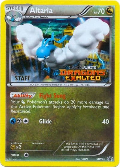 Altaria - BW48 (Prerelease) [Staff] Black and White Promos Pokemon card
