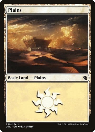 Plains 250 Dragons of Tarkir Magic card