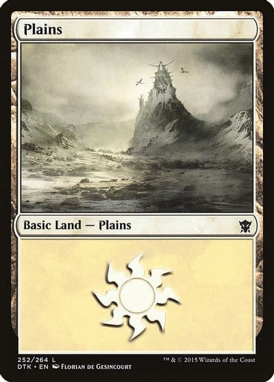 Plains 252 Dragons of Tarkir Magic card