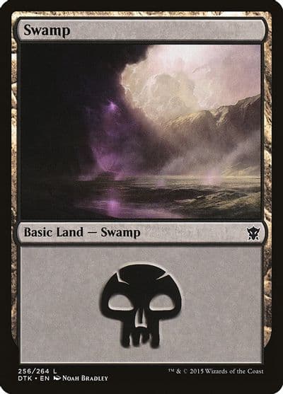 Swamp 256 Dragons of Tarkir Magic card