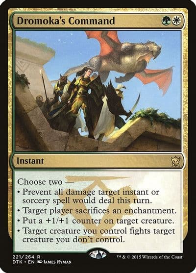 Dromokas Command Dragons of Tarkir Magic card