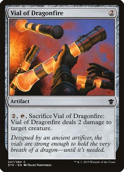 Vial of Dragonfire Dragons of Tarkir Magic card