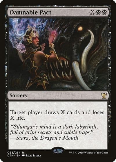 Damnable Pact Dragons of Tarkir Magic card