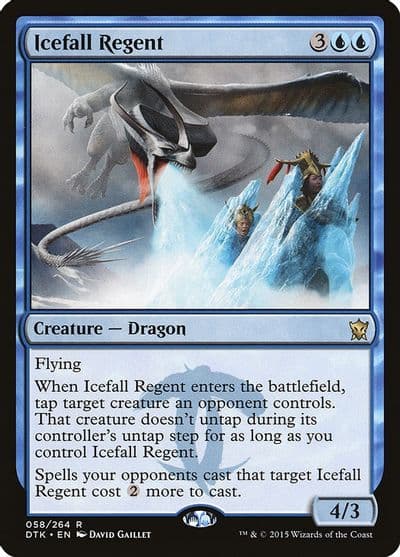 Icefall Regent Dragons of Tarkir Magic card