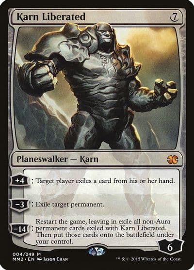 Karn Liberated Modern Masters 2015 Magic card