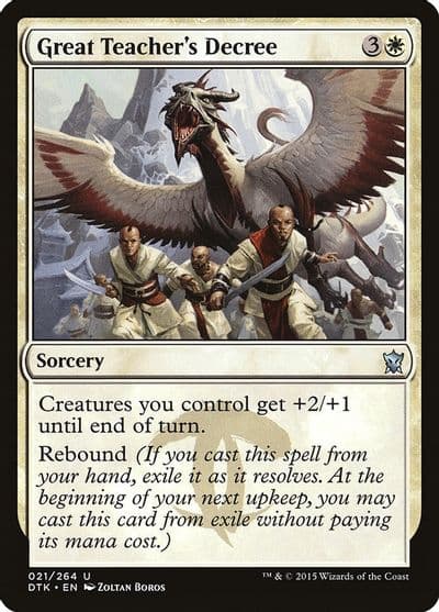 Great Teachers Decree Dragons of Tarkir Magic card