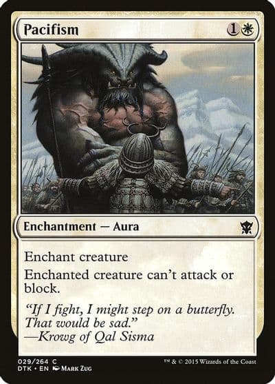 Pacifism Dragons of Tarkir Magic card