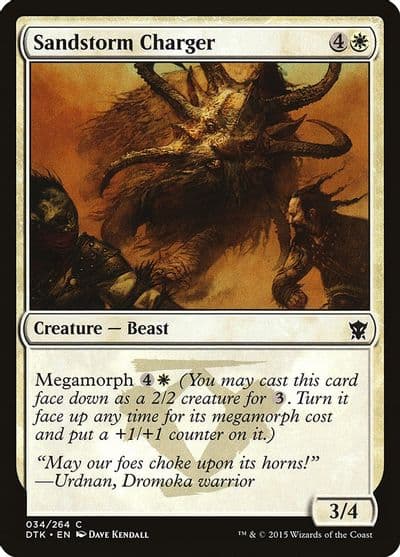 Sandstorm Charger Dragons of Tarkir Magic card