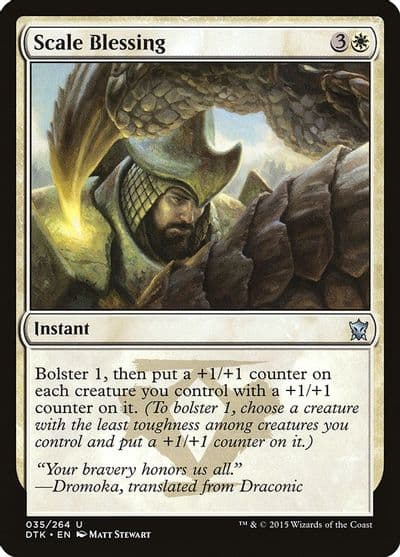 Scale Blessing Dragons of Tarkir Magic card
