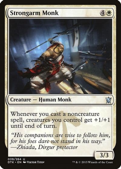 Strongarm Monk Dragons of Tarkir Magic card