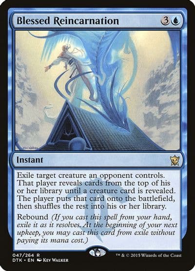 Blessed Reincarnation Dragons of Tarkir Magic card