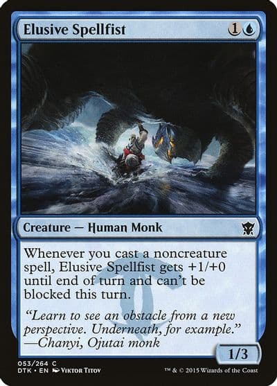 Elusive Spellfist Dragons of Tarkir Magic card