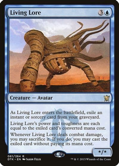 Living Lore Dragons of Tarkir Magic card