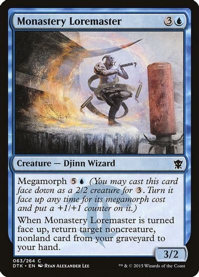 Monastery Loremaster Dragons of Tarkir Magic card