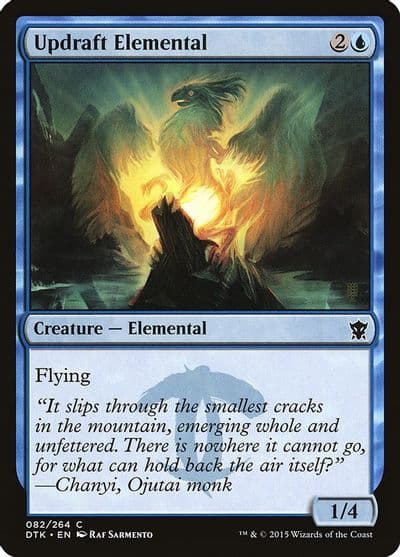 Updraft Elemental Dragons of Tarkir Magic card
