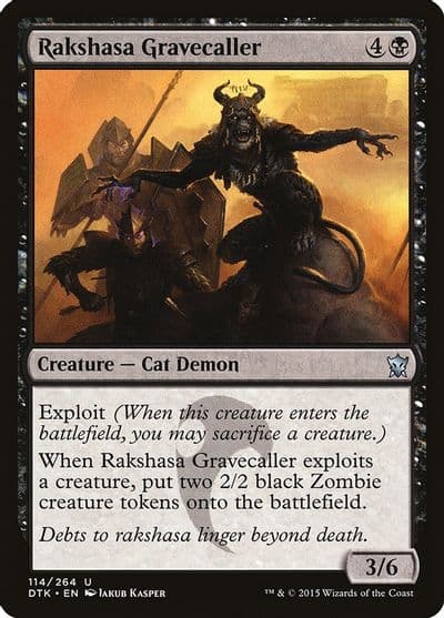 Rakshasa Gravecaller Dragons of Tarkir Magic card