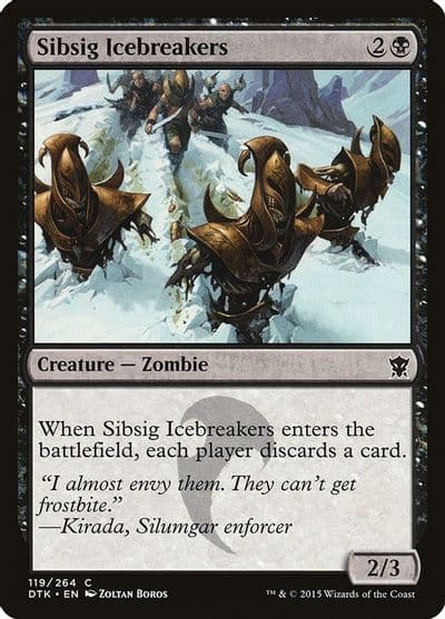 Sibsig Icebreakers Dragons of Tarkir Magic card