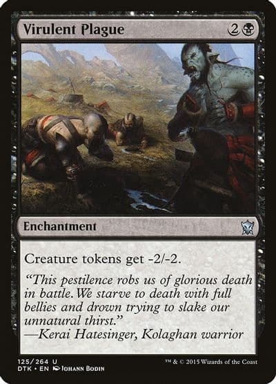 Virulent Plague Dragons of Tarkir Magic card