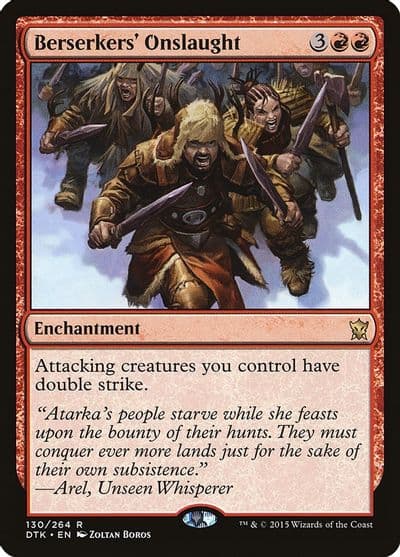 Berserkers Onslaught Dragons of Tarkir Magic card
