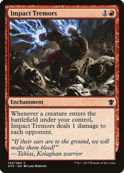 Impact Tremors Dragons of Tarkir Magic card