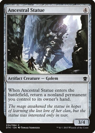 Ancestral Statue Dragons of Tarkir Magic card