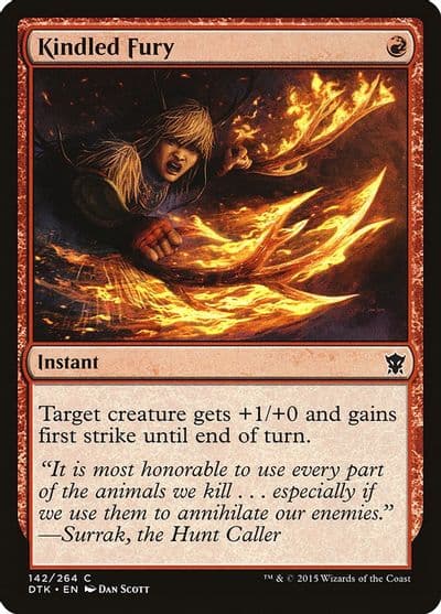 Kindled Fury Dragons of Tarkir Magic card
