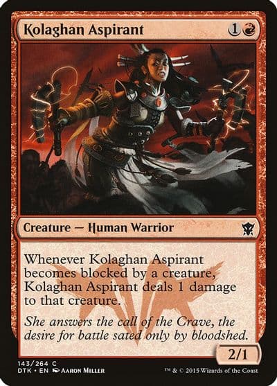 Kolaghan Aspirant Dragons of Tarkir Magic card