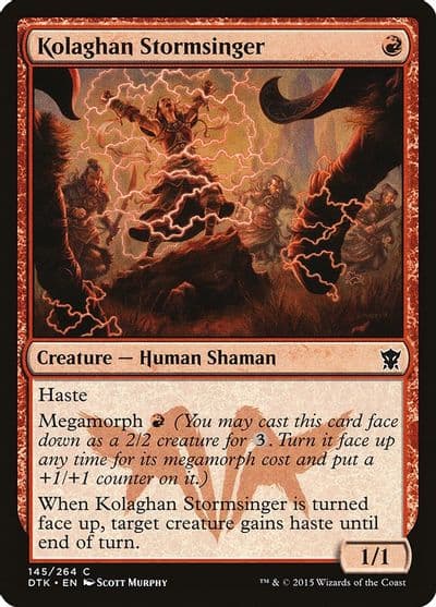 Kolaghan Stormsinger Dragons of Tarkir Magic card