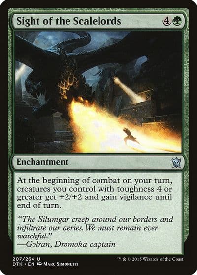 Sight of the Scalelords Dragons of Tarkir Magic card